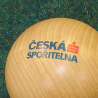 Dřevěná koule s potiskem